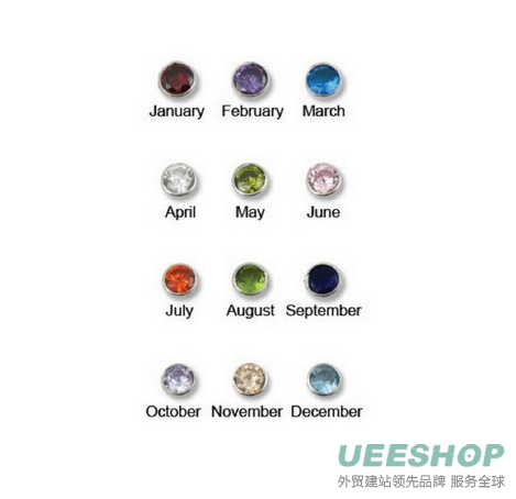 Birthstone Ring Heart Ring with Swarovski Stones Couples Ring Split Band Ring