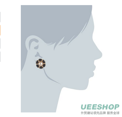 kate spade new york &quot;Park Floral&quot; Stud Earrings