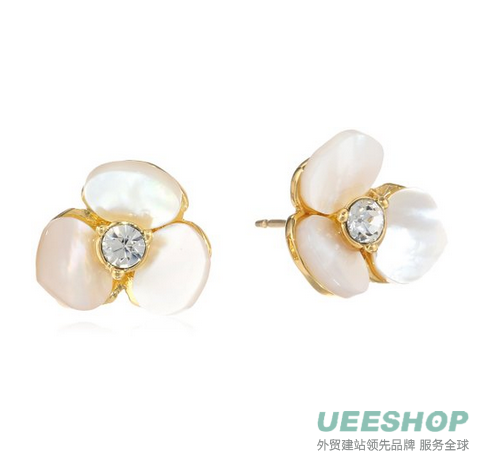 kate spade new york &quot;Disco Pansy&quot; Stud Earrings