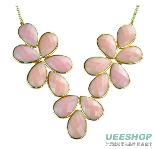 Bubble Bib Necklace Statement Necklace Chunky Necklace (Fn0621)