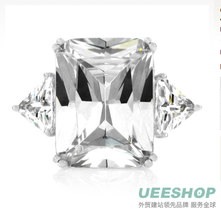 CZ Engagement Ring - Paris Hilton Inspired Jewelry